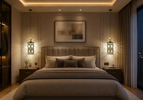 Image of Modern 221-HL Design LED Pendant Hanging Light with Adjustable Cord Light for for Living Room, Bedroom, Staircase, Balcony, bar, Kitchen, Home Decor etc.