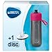 Price comparison product image Brita Water Filter Bottle Polypropylene LDPE/Silicone, Pink, 7.5 x 7.5 x 23 cm