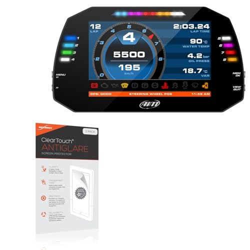 BoxWave Screen Protector Compatible with AiM MXG 1.2 - ClearTouch Anti-Glare (2-Pack), Anti-Fingerprint Matte Film Skin