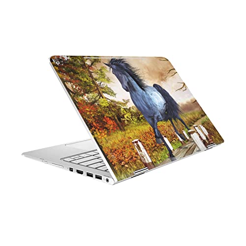 Autocollant Peau HP Spectre Pro X360 G2 Anti Rayures Design Chevaux Lac