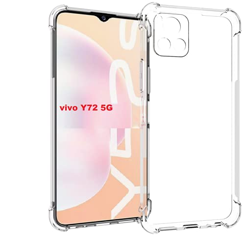 Lustree Silicone Vivo Y72 5G Case Cover Protective + [Bumper] CASE for Vivo Y72 5G Back Cover Case - Transparent Case (B09CV4RHJY) Amazon Price History, Amazon Price Tracker