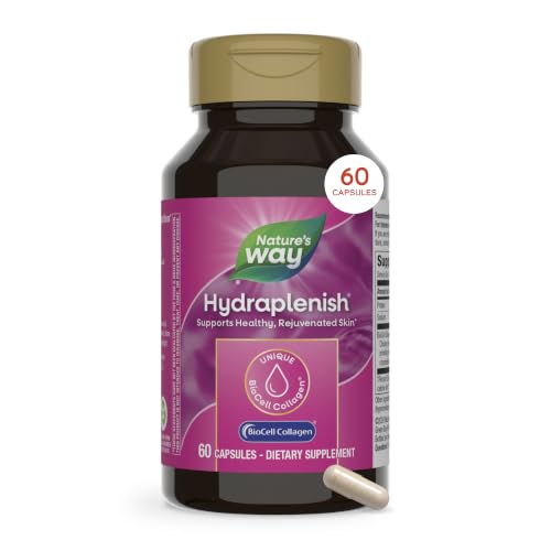 Nature's Way Hydraplenish, BioCell Collagen Hyaluronic Acid Capsules, 60 ct - image 1