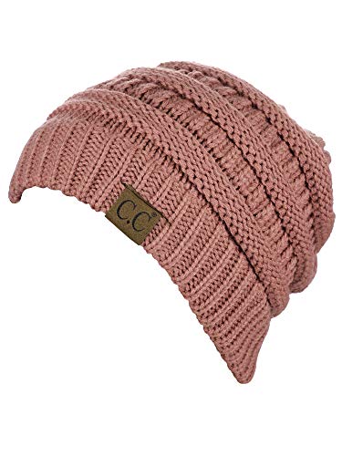 Image of Cambridge Select Thick Slouchy Knit Oversized Beanie Cap Hat
