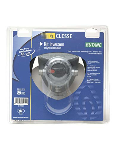 KIT INVERSEUR LIMITEUR AUTOMATIQUE POUR BOUTEILLES BUTANE 138 KW LYRE ELASTOMERE GAMME SOUS COQUE CLESSE