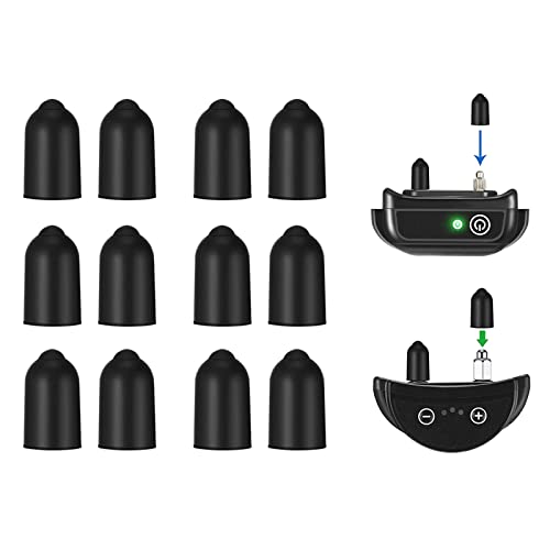 Jipimon Dog Shock Collar Rubber Tips 12 Pcs Training Collar Replacement Silicone Covers Fits Most Brands Of Shock Collar (13Mm) #TOP15