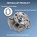 RADHLBNIU AW5103 Water Pump Compatible with Buick Cadillac Chevy GMC Pontiac Saturn 2.8L 3.0L 3.6L V6 engine Replaces# 130-5130 252-962 12566029