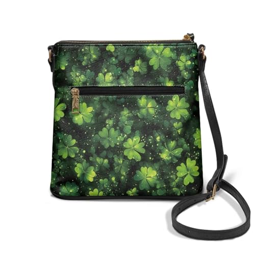 HUGS IDEA St Patrick's Day Crossbody Bag Fashion Shoulder Handbag for Holiday Party Bucket Bag2