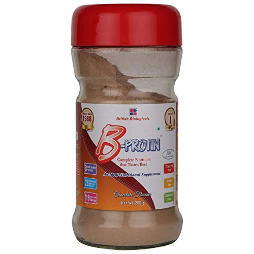 Image of B-Protin Chocolate Flavour - Bottle of 200 gm Nutritional Powder