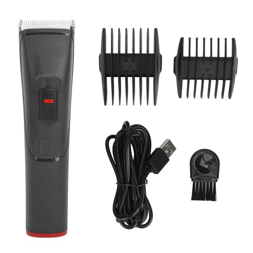 Tondeuse à cheveux professionnelle ergonomique noire pour une coupe parfaite