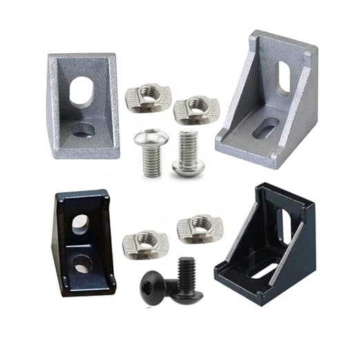 Connecteur support d'angle aluminium 2020 pour équerre fixation profilé extrusion 20S - 3