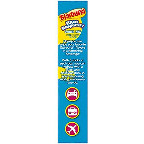 Starburst Singles To Go Zero Sugar Drink Mix, Blue Raspberry, 6 CT Per Box (Pack of 1) - image 4