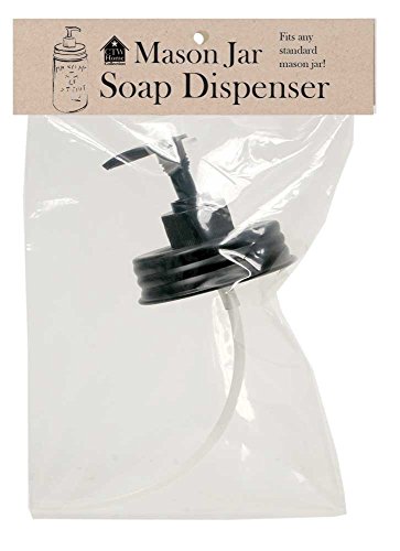 Mason Jar Soap/Lotion Dispenser Lid black