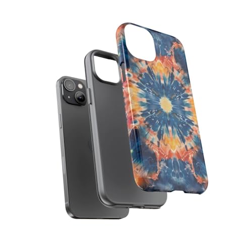 Coque iPhone 14 Plus bleu mandala bohème pour sublimer vos sorties - 3