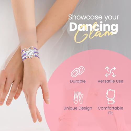 Infinity Collection Dance Bracelet- Girls Dance Jewelry - Gift For Dance Recitals, Dancers and Dance2
