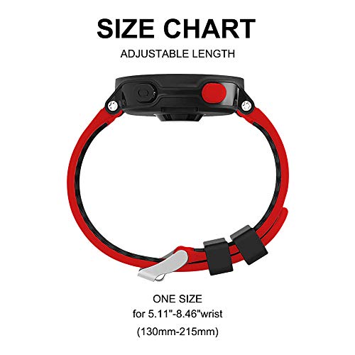 FunBand kompatibel mit Garmin Forerunner 235 Armband, Silikon Replacement Uhrenarmband f&uuml;r Garmin Forerunner 235/235 Lite/220/230/620/630/735XT/Approach S20/S5/S6 Smart Watch