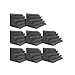 DEKIRU Acoustic Panels Bass Traps Corner Studio Foam, 8 Pack 12