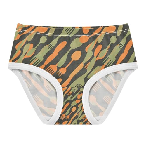 Kitchen Utensils Forks Toddler Girls's Underwear 2T 202c1386