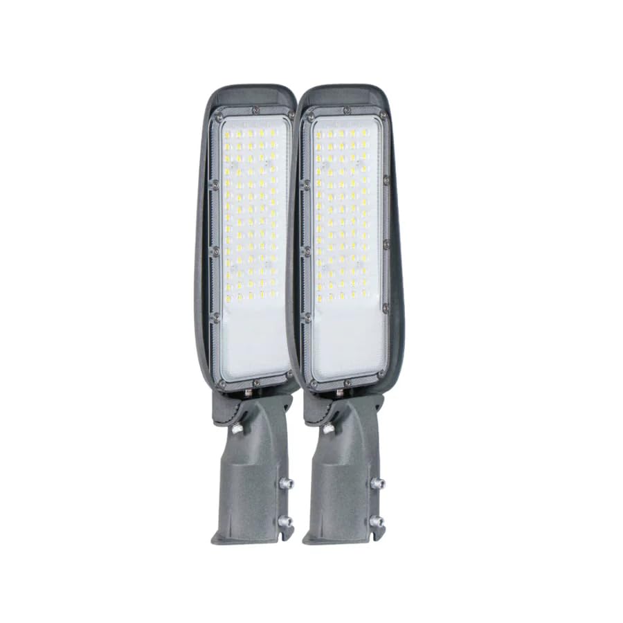 LUXULA LED Straßenlaterne 30W 2 Stück, 4500K Neutralweiß, IP65 Außenleuchte für Mast- oder Wandmontage, wetterfeste Außenbeleuchtung für Hof,...