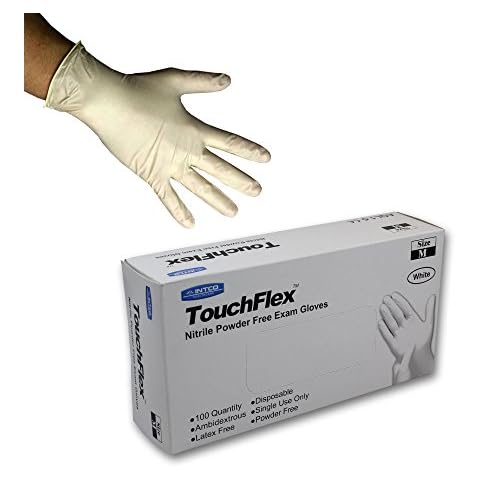 TouchFlex GL55M Disposable Nitrile Gloves - Boxed x100 Cover