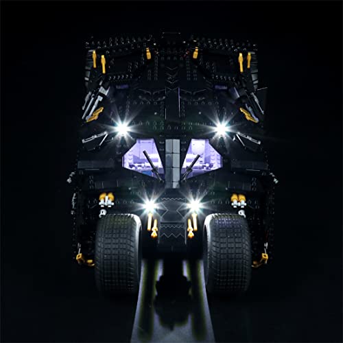 TopBrixx LED Beleuchtungsset für Lego Batmobile Tumbler 76240, LED Licht für Lego 76240 (Lego Modell Nicht Enthalten) – Bild 4