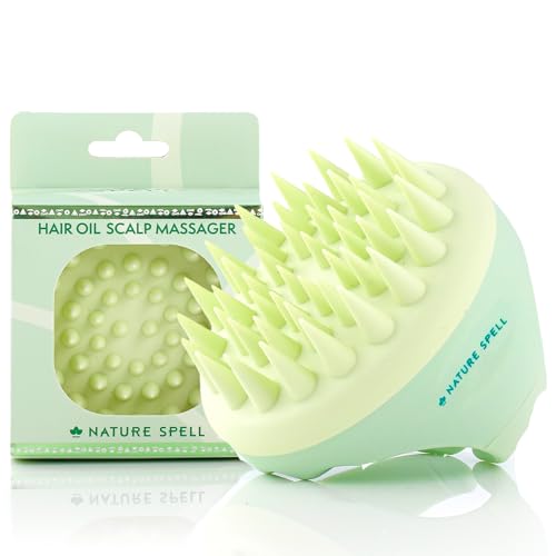Nature Spell Scalp Massager & Scrubber for Wet and Dry Hair