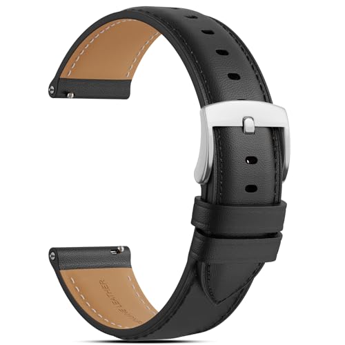 Compatibilità Dimensionale: Disponibile in tre misure: 16 mm, 18 mm e 20 mm, e dotato di barrette a molla standard, questo cinturino si installa in pochi secondi per una sostituzione rapida. Verificare la larghezza dei ponticelli dell'orologio durante la sostituzione.