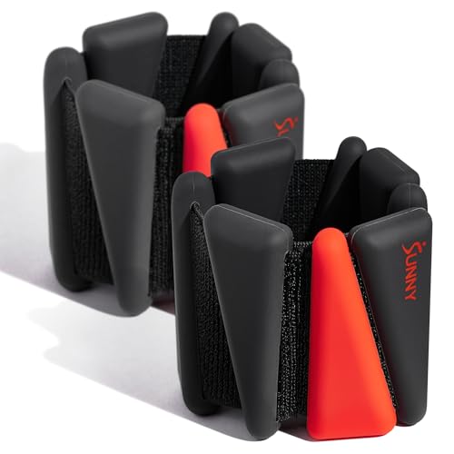 Sunny Health & Fitness Adjustable Silicone 2 LB Pair Wrist & Ankle Weights