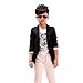 GETUBACK Boys' Fashion Blazers Casual Jackets US 10 Black