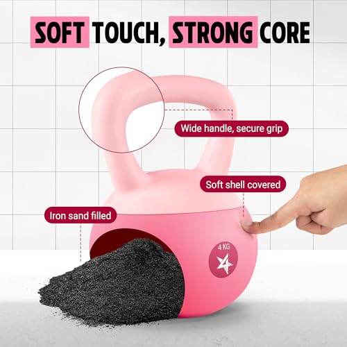 Soft Kettlebell - Pink - 4 Kg – Image 4