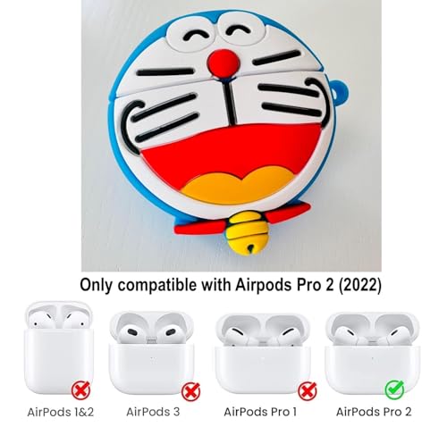 Image of YODI Case Cover for Airpods Pro|Pro 2|Airpods Pro 3|Airpods 4 Pouch, Silicone Cases with Cleaner Kit 360 Drop Protection,Shock-Resistant ((DOR), Airpods Pro /Pro 2)