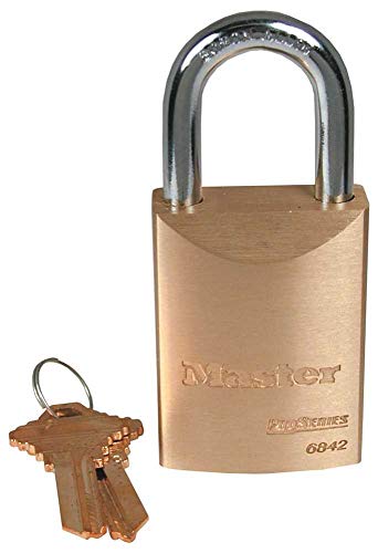 Image of Master Lock 6842 Solid Brass Padlock