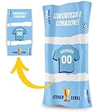 Tamaño óptimo: El tamaño de nuestras toallas futboleras es óptimo y confortable. Podrás elegir entre 2 tamaños distintos 50x100 cm o 70x140 cm. Tienen un gramaje de 400g/m2.