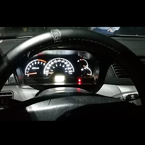 Image of 10-Pack T5 37 74 LED Bulb With Twist Lock Socket PC74 PC37 Dashboard Instrument Panel Gauge Cluster Light
