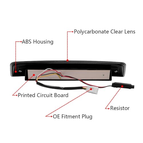Troisième feu stop LED étanche contre infiltrations pour RAM 1500 - 3