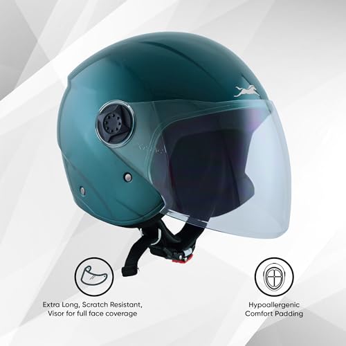 Image of TVS iQube Open Face Helmet for Men & Women | ISI Certified