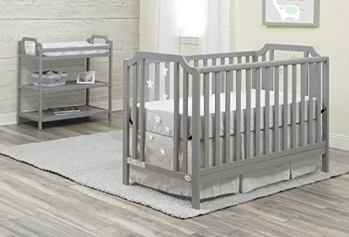 Image of Suite Bebe Celeste Changing Table Safety Rail Included, Light Grey