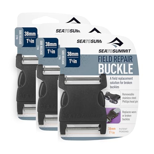 Image of Sea to Summit Field Repair Buckle - Side Release, 2 Pin, 3-pack