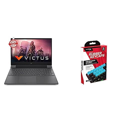 Image of HP Victus Gaming Laptop AMD Ryzen 5 5600H 15.6 inch(39.6 cm) FHD IPS Gaming Laptop & Rubber Keycaps - Blue [US]