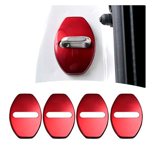 YEE PIN - Juego de 4 cerraduras protectoras para Seat Leon FR Ibiza Altea Ateca Alhambra Tarraco Accesorios, acero inoxidable