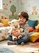 Imagen de eleqwywdyq Peluche Que Corre, Peluche Vaca, 45 cm