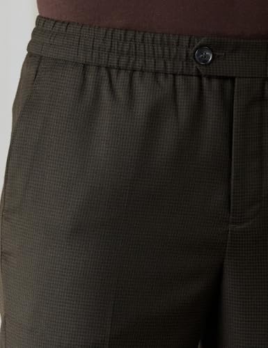 Image of Amazon Brand - Symbol Men Relaxed Smart Casual Trouser (Fully Elasticated Waistband | Polyester Blend | Pants)