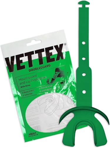 Vettex DoubleGuard Mouth Guard with Lip Protection Kelly Green