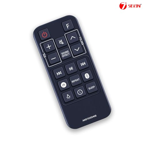 Image of 7SEVEN Compatible for Lg Soundbar Remote Control Original AKB75355408 Model Match Exactly Key by Key to Replicate Performance as Like Genuine Control