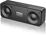 Portable Bluetooth Speaker,3D Stereo Hi-Fi Bass Upgraded Wireless Bluetooth Speaker 5.0 with 18H Playtime,Built-in Mic,FM Radio,100Ft Wireless Range,Portable Speakers for Outdoors,Travel Bass