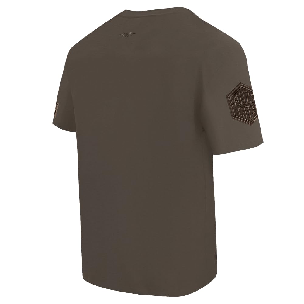 PRO Standard Men's NBA Neutral Short Sleeve Tee, Dark Taupe, XL - Image 2