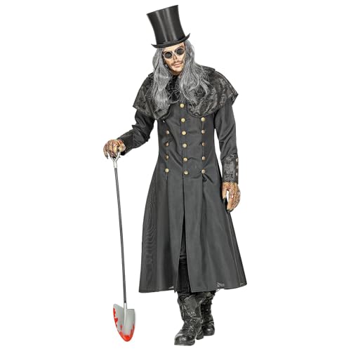 Costume de fossoyeur Widmann manteau gothique pour fete