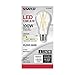 Satco (6 Pack Dimmable Led Filament Lamps, S12430, High Lumens, 12.5 Watt, A19; Clear; Medium Base; 3000K; 90 CRI; 120 Volt for use at Residential, Hospitality, Display and Commercial