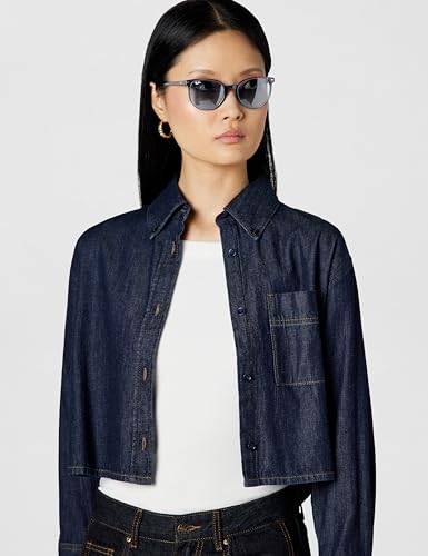 Image of Ray Ban Sunglasses for Women and Men - Elliott 0RB2197 - Designer Sunglasses with High-Bridge Fit and Crystal Lenses, Size 52