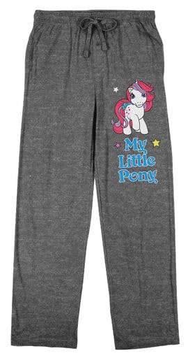 My Little Pony Retro Men's Heather Gray Sleep Pants