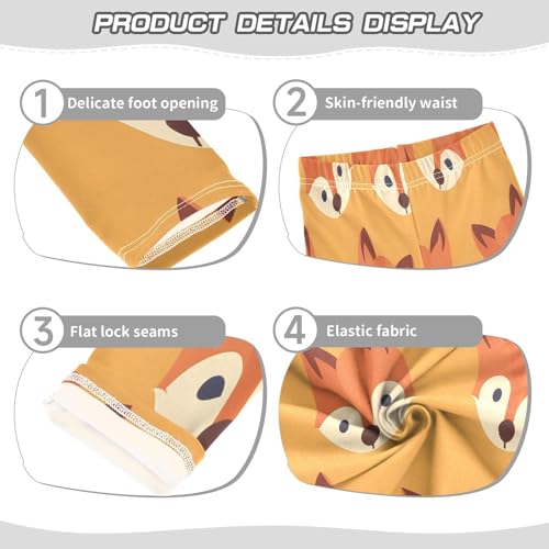 Toddler Girls Leggings Printed Yoga Pants Leggings Fox for Kids3